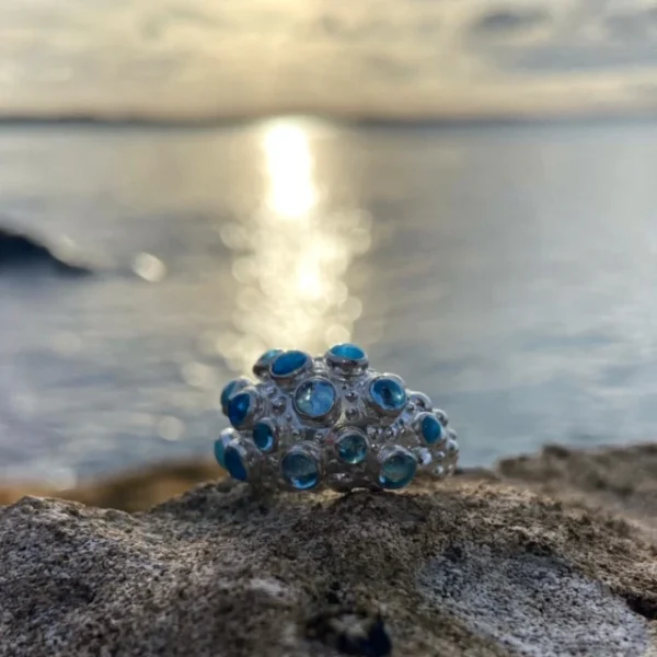 Bejeweled Sea Urchin Dome Ring - Image 2