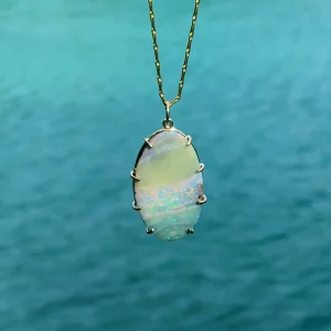 "I Sea" Opal Pendant