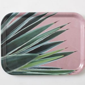 Mini Bermuda Tray by Meredith Andrews, Pink Bermuda Botanical